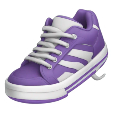 a sign-up form and a sneaker morphing into 1 new item sticker