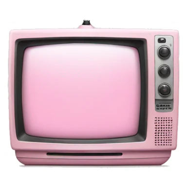 Light pink tv sticker