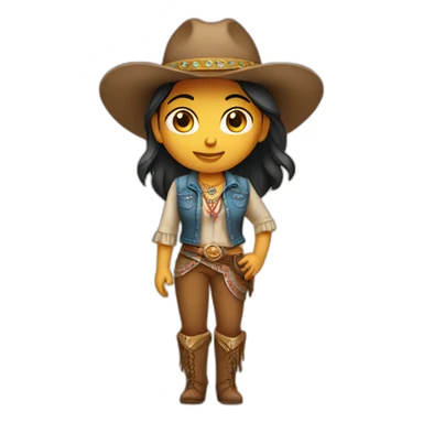 Indian girl wearing Western outfit sticker
