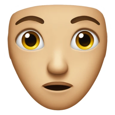 I need single emoji where the heart have eyes and lips which looks sad sticker