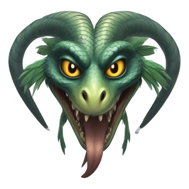 garuda snake demon who resembles nole musk sticker