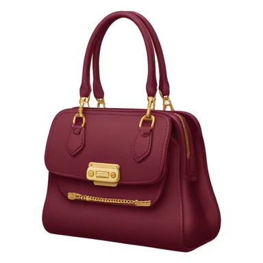 burgundy miu miu purse   sticker