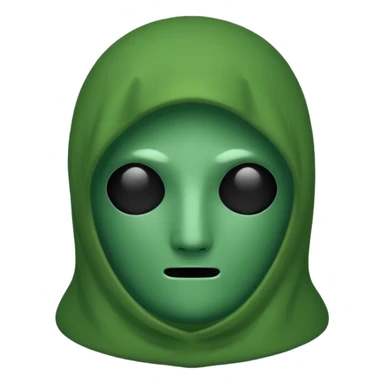 a green brocli with no face sticker