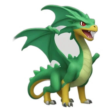 Dracofeu pokémon sticker