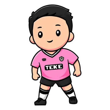 pink jersey sticker