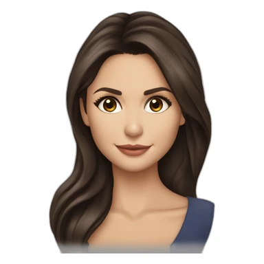 Ian Somerhalder  embrasse Nina Dobrev sticker