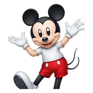 classic Mickey Mouse sticker