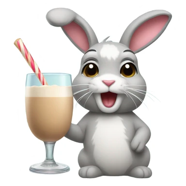 Bad bunny holding a coquito sticker