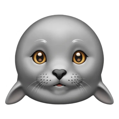 Female seal in love sticker