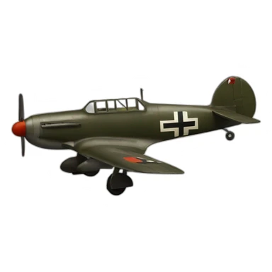 Avion ww2 allemand sticker