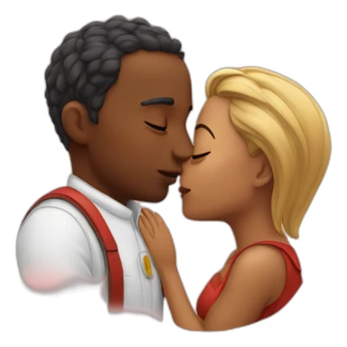 100 gecs kissing sticker