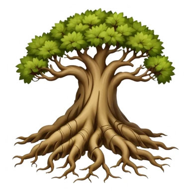 Tree roots sticker