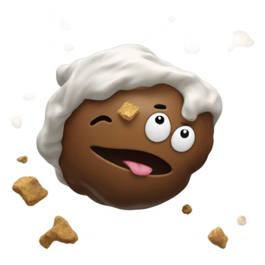 Poop but if it was in orbit  sticker