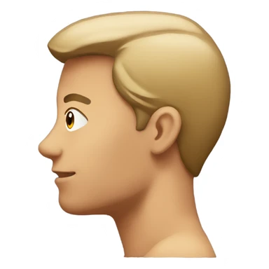 Side profile talking sticker