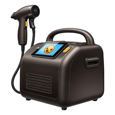 black spray tan machine sticker