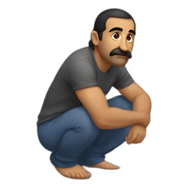 Armenian squatting sticker