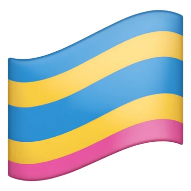 pansexual flag sticker