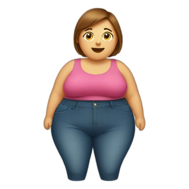 obesitas kat sticker