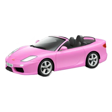 Coche de Fórmula 1 de color rosa sticker