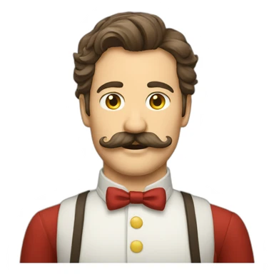 Austrian moustache guy sticker