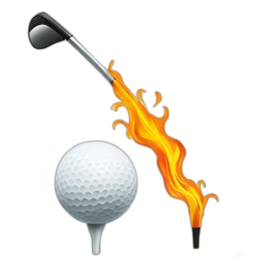 Dracaufeu qui joue au golf sticker