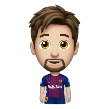 Messi 8ballon doer sticker