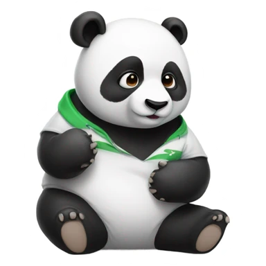 Panda with a TWICE shirt sticker