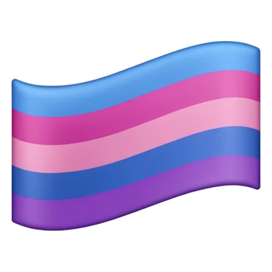 Make a bisexual flag Emoji sticker