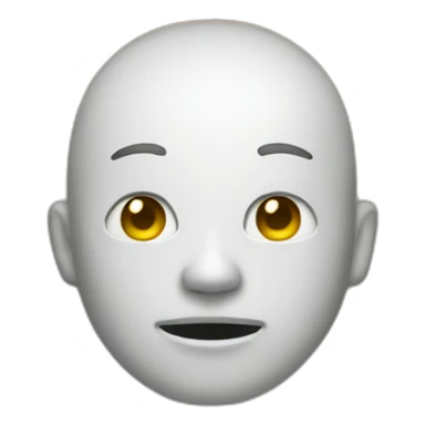 head and wall sticker