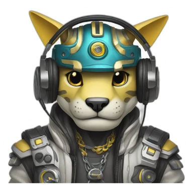 dj gabumon sticker