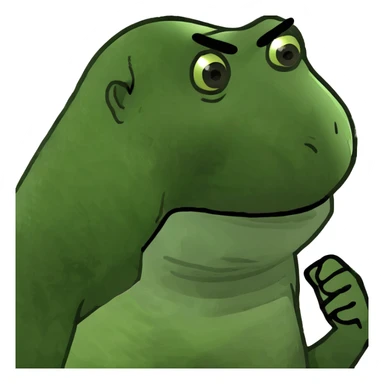 Un gorila con brat sticker