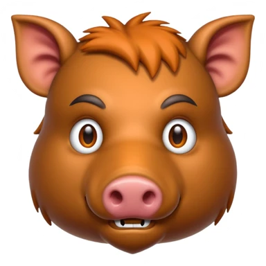  boar as AI developer sticker