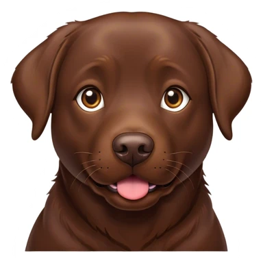 chocolate lab sticker