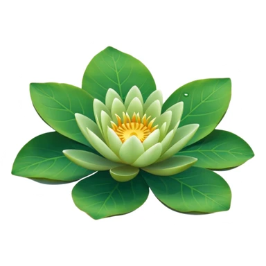 water lily leaf sticker