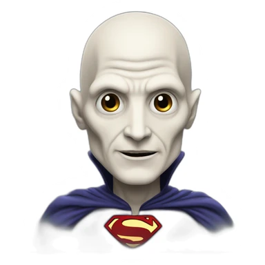 voldemort in superman suit sticker