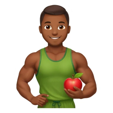 mister energy is a chain store selling healthy food.
create a mascot for this. sticker