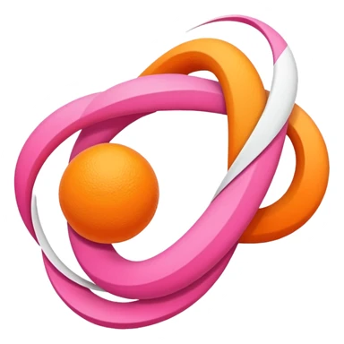 Pinkorangewhite 67 sticker