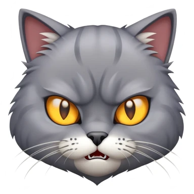 Gato com raiva sticker