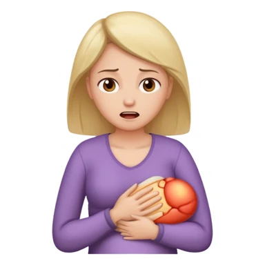 mulher com colica sticker