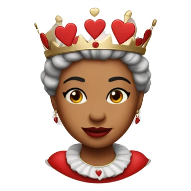 queen of hearts sticker