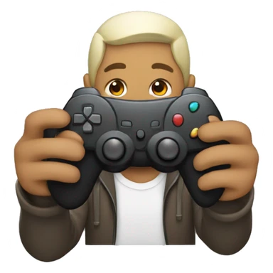 playing video games sticker