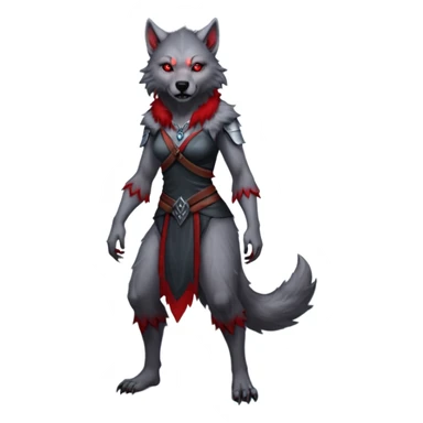 ESO Female werewolf full body sticker