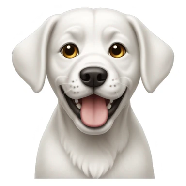 White maltise dog sticker