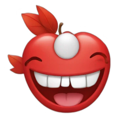 happy red livre sticker