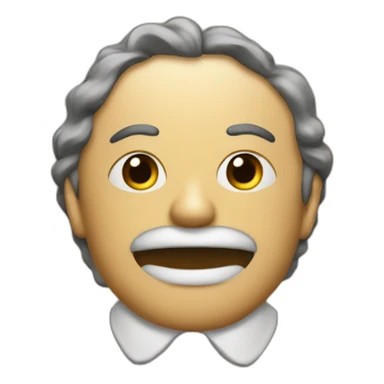 Droit dans la bouche sticker