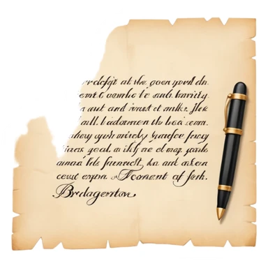 bridgerton letter sticker