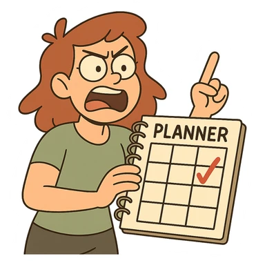 simple planner page sticker