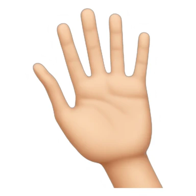 hand reaching sticker