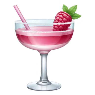 light pink cocktail sticker