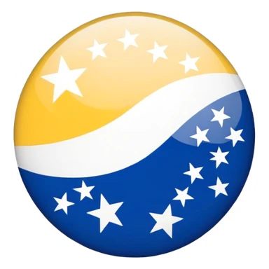 Bosnian flag round sticker